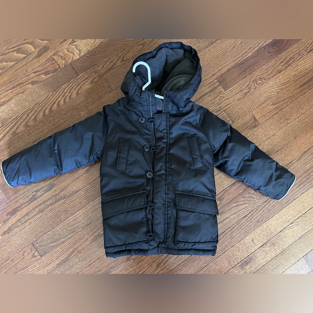 Baby Gap Winter Coat Black Size 5 Years